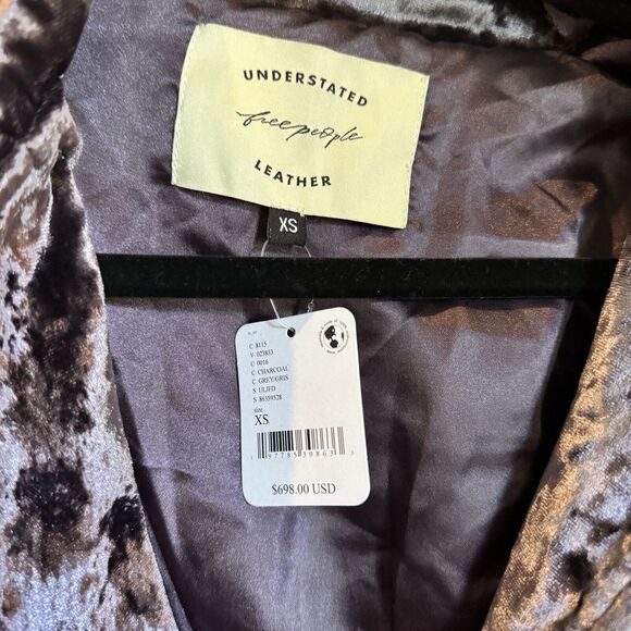 Free People‎ Understated Leather Fortune Duster XS $698 New With Tags - Picture 9 of 13